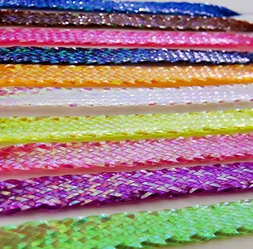 Pearl flat braid fly - flat,
