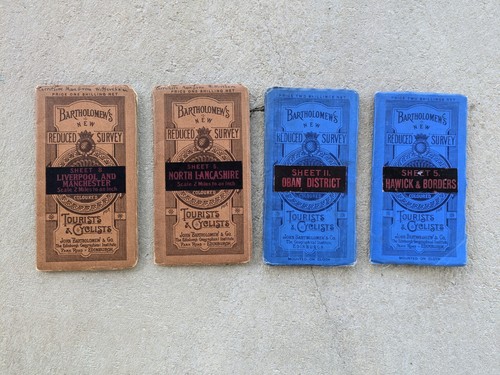 Set vintage maps - set,