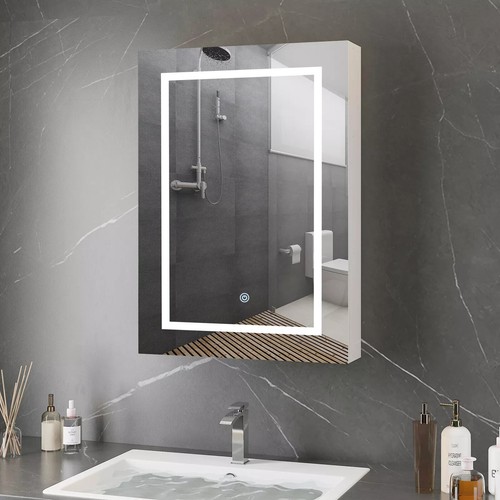 Bathroom mirror cabinet with - mirror,