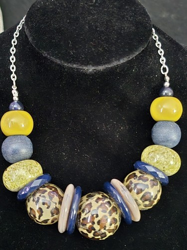 Leopard print necklace s - print,