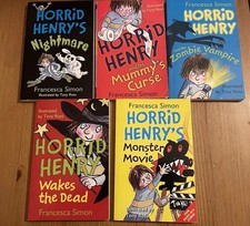 Horrid Henry Halloween Set Of Five Books ??
