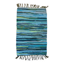Cotton Rug 50x80cm – Aqua