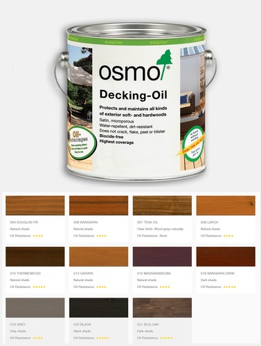 Osmo decking oil all - decking,