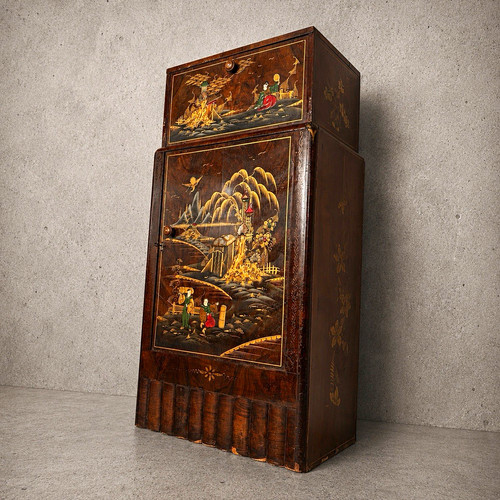 Art deco chinoiserie - deco, walnut