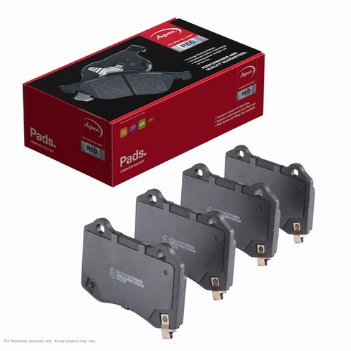 Apec rear brake pad set - set, for