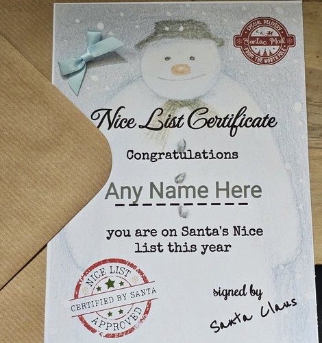 Nice list the snowman raymond - list,