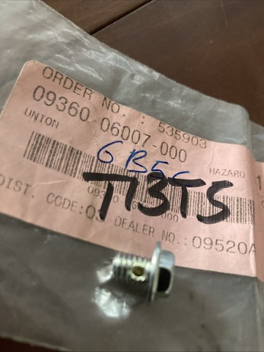 Suzuki 09360 06007 screw union - suzuki,