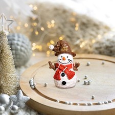 Resin Snowman Figurine Figure