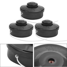 3 Pack Universal Petrol Trimmer Head Replacement Strimmer Bump Feed Line Spool