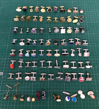 Job Lot x 90 Single Men's Cufflinks Assorted  M2832