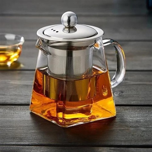 Heat resistant glass teapot - resistant,