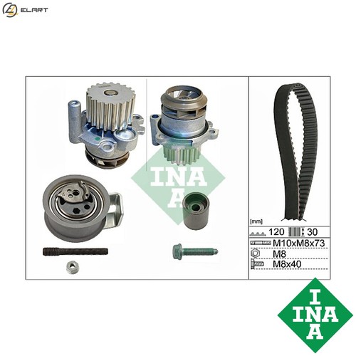 Water pump timing belt - water,