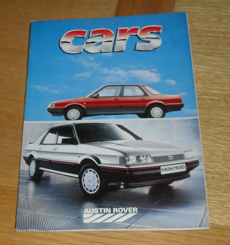 Austin rover brochure 1987 - austin,