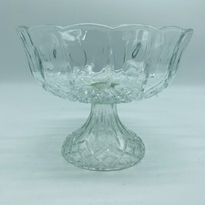 Vintage Clear Crystal 9”