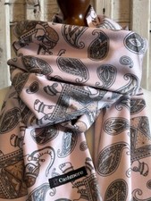 Pale pink pure fine wool