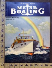 1956 MOTORBOAT CRUISER RAINBOW
