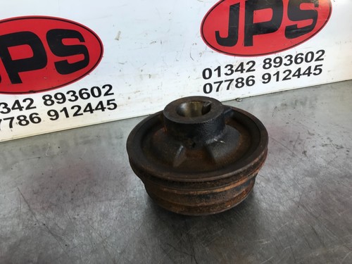 Front crankshaft twin pulley - crankshaft, v