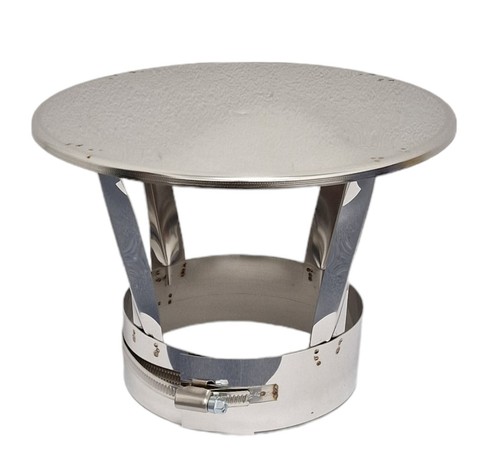 Chimney flue liner rain - liner, cap