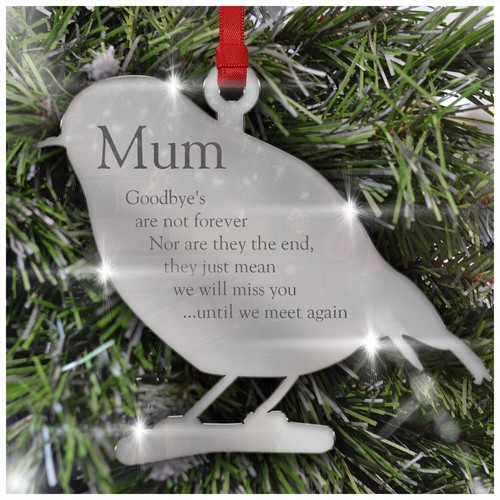 Remembrance robin personalised - remembrance,