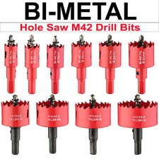 Bi metal Hole Saw 15mm-200mm Drill Bit Arbor Pilot Hole Saw Metal Wood Plastic✅