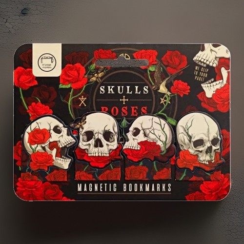 Magnetic skulls roses - skulls,