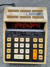 Texas Instruments TI-4000 Vintage Calculator with Power Lead and 2 x Manuals.