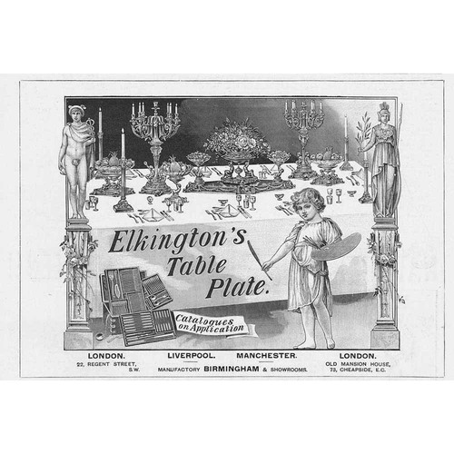 Elkington table plate - elkington's,
