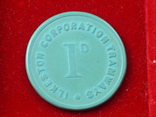 Tramways token ilkeston derby - tramways,