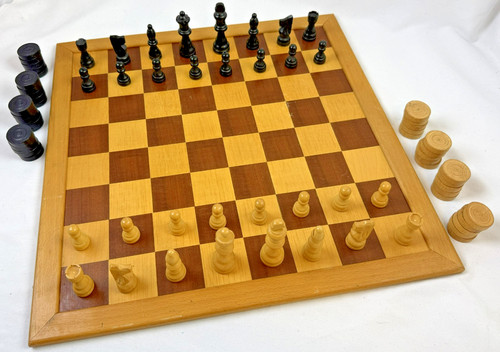 Homas chess set checkers - homas, set,