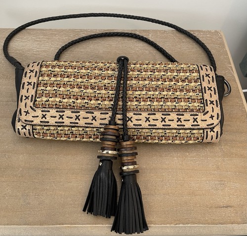 Jimmy choo raffia - and, leather