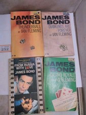 1964 007 Pan Books X 4 James