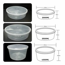 Round Clear Plastic Food