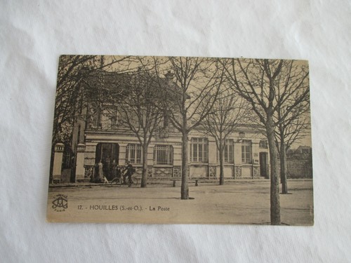 Old postcard coal - , la