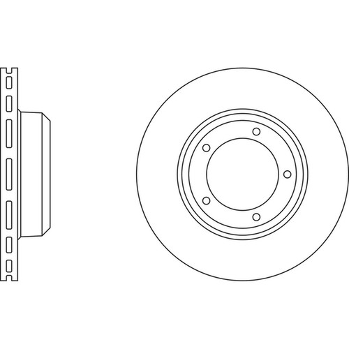 Brake discs vented - vented, land