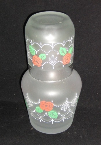 Vintage glass bedside - glass,