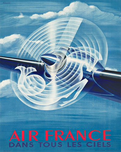 Air france propeller futurist - ,