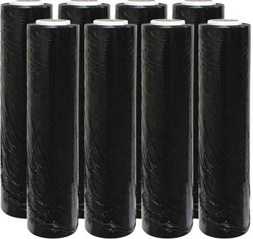 Strong black pallet wrap rolls - pallet,