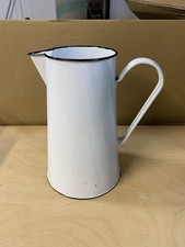 Large Enamel Jug Flower Vase
