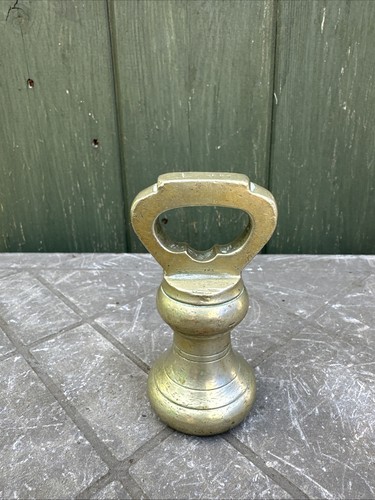 Vintage brass 1lb one - 1lb, pound