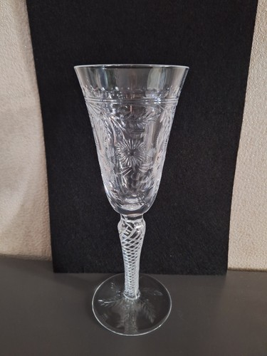 Clear crystal toasting goblet - crystal,