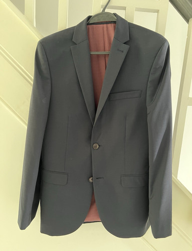 Next signature navy wool - signature, twill