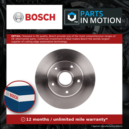 Brake discs pair solid fits - 2x,