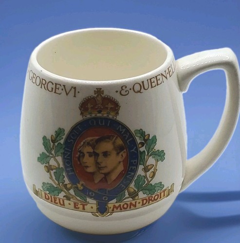 1937 coronation ceramic cup - 1937,