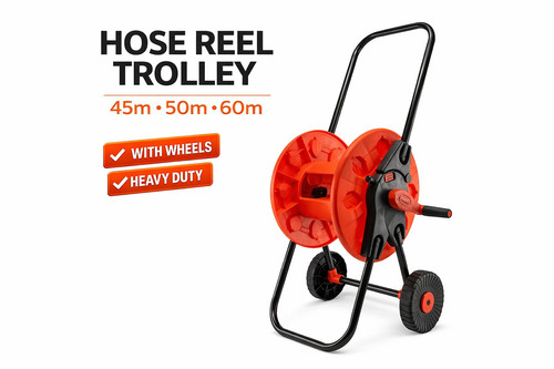 Garden hose reel cart with - cart,