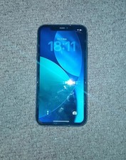 Apple iPhone 11 128GB, Black, Unlocked 80% Cracked Back IOS 26