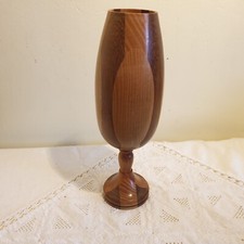 Wooden Goblet Glass Light Dark