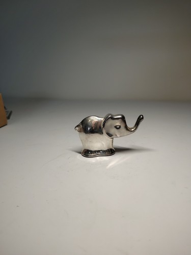 Vintage metal elephant - metal,