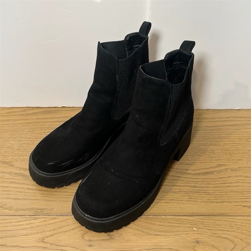 Black chunky platform chelsea - chunky,