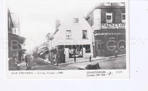 Postcard old croiydon - d.,