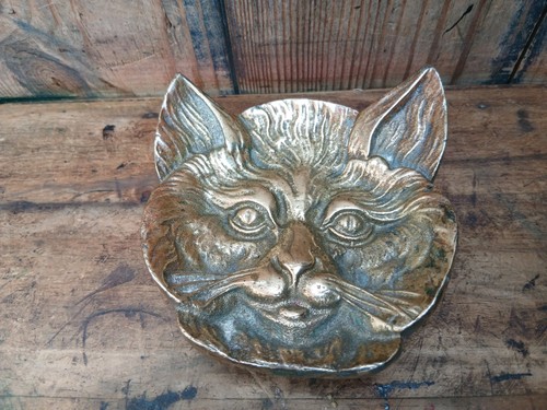 Vintage heavy brass - vintage, cat